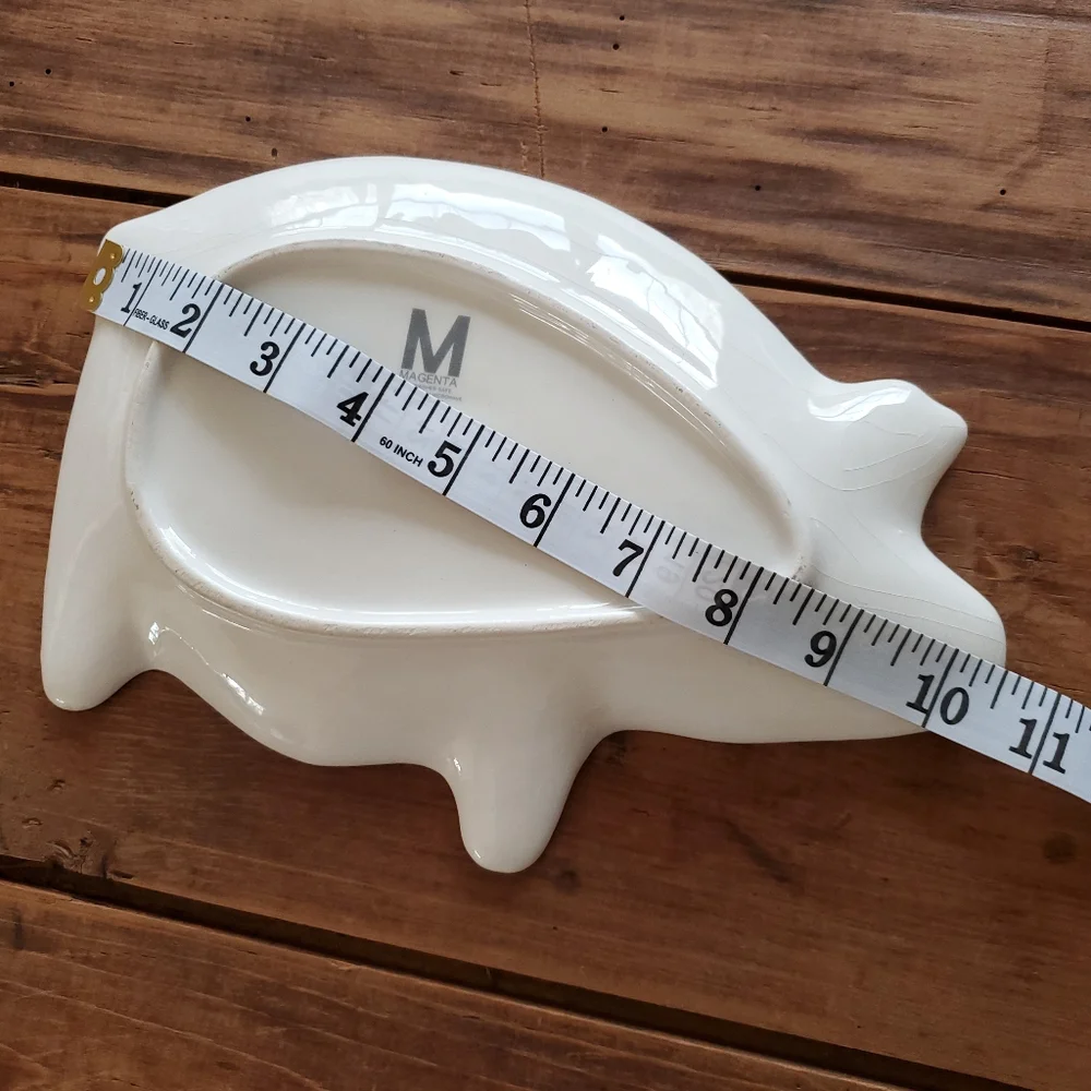 Magenta oink Ceramic Plate Rae Dunn Original Collectors Pig Plate